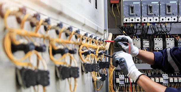 Professional Electrician technician working in Newport News, VA